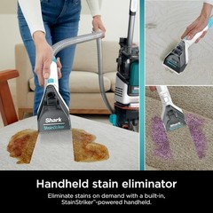 Shark R-EX201 CarpetXpert Upright Deep Carpet Cleaner Cyan Certified Refurbished