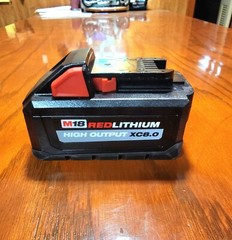 100% Guaranteed-GENUINE MILWAUKEE 8.0 HIGH OUTPUT M18 RED Battery 48-11-1890