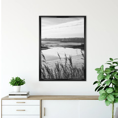 20″ x 28″ Black Rounded Picture & Poster Wall Frame Home Decor, Modern Style