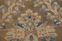 Vintage Traditional Rug 4×6 Hand-knotted Wool Geometric Carpet for Any Room