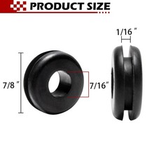 10 PCS Pressure Washer Nozzle Tip Holder Rubber Grommets 7/8 OD 7/16 ID Inch
