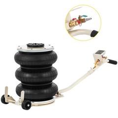 Pneumatic Jack 5 Ton 11023lb Triple Bag Air Jack Lifting Height 6.3-15.75″