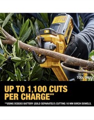 DEWALT DCPR320B 20V MAX Pruner Tool Only, LED Work Light, 1.5 in Cut Capacity