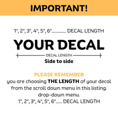Custom Text Vinyl Lettering Sticker Decal Personalized Any Text – Any Name – [xx