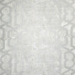 White cream tan silver trellis lines faux liquid art marble textured Wallpaper