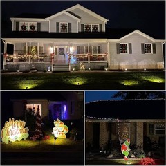 4-8 Packs Waterproof LED Pond Light Underwater & Ground Colorful Landscape Light