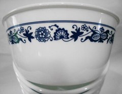 ❤️ NRM 1 Corelle OLD TOWN BLUE 28-oz SOUP CEREAL Super Chili BOWL Navy