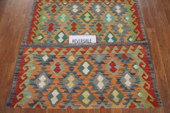 Reversible Kilim Oriental Rug 4×6 Flat-weave Southwestern Carpet for Any Room