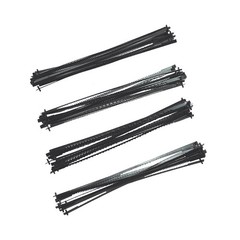 High Carbon Steel 5-Inch Pin End Scroll Saw Blades – 48 Pack for Precision Cuts