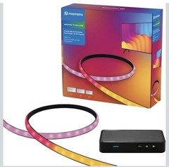 LED Backlight, Flowing Color Light Strip HDMI Sync, Gradient Light Strip 65” TV