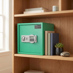 1.5 Cu Ft Digital Safe Box for Home Office Jewelry Cash Alarm 2 Bags Multi-Color