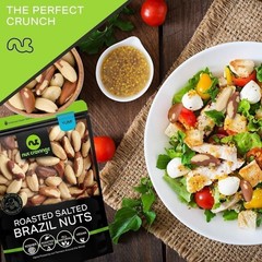 Brazil Nuts Roasted & Salted – No Shell, Whole