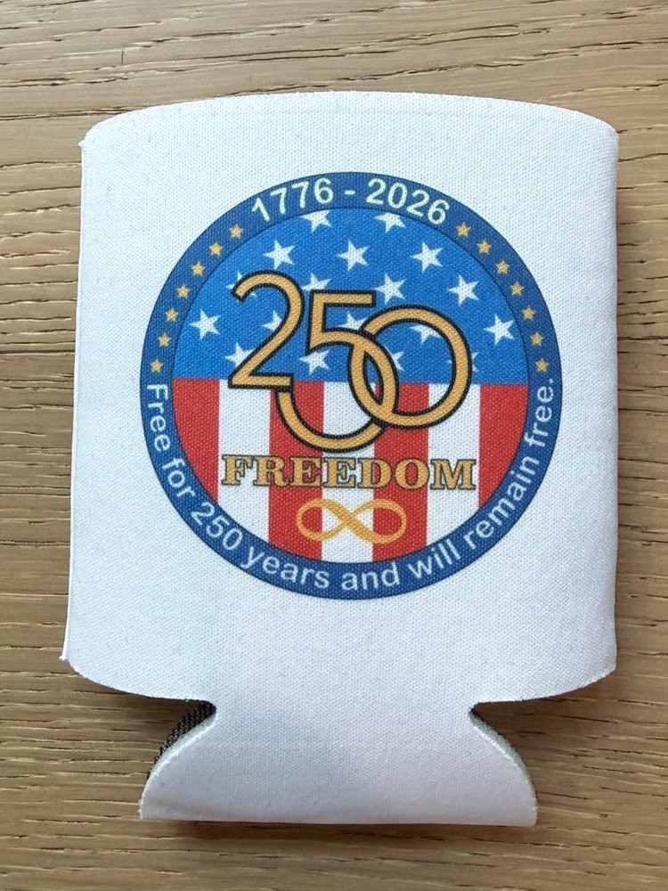 America 250th anniversary 4th of July Can Koozies Coolers Coozies Beer Eagle