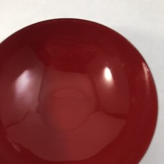 West Elm Enamel MCM Style Metal 4.25 in. Bowls Set 4 Red & Orange Dishes *As-Is*