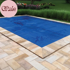 In the Swim 16′ X 32′ Premium Blue Rectangle Solar Pool Cover 12 Mil for Solar H