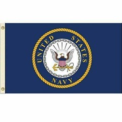 United States Navy Flag USN Emblem Banner US Military Pennant New 3×5 100D