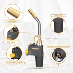 Propane Torch Head Mapp Gas Torch Map GasTorch Kit Welding Torch Brazing Torch