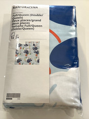 Ikea KANTDRACENA Full/Queen Duvet Cover + 2 Pillowcases Bed Set Multicolor NEW