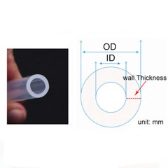 Food Grade Silicone Tube High Temp Tubing Clear Soft Flexible Hose ID 20mm