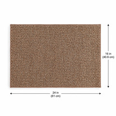 SUPER Water Absorbent Bath Mat Non-Slip Quick Dry Bathroom Shower Rug 24″