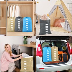 Firewood Log Carrier Bag Heavy Duty Waxed Canvas Tote Holder for Outdoor Camping