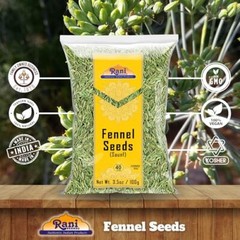 Rani Fennel Seeds (Saunf Sabut) Whole Spice 3.5oz (100g)