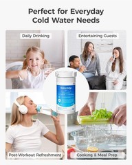Waterdrop XWF NSF Certified Refrigerator Water Filter, Replacement for GE®