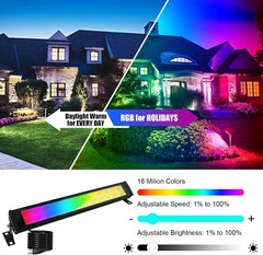 2-piece set of 50W RGB wall-washing lights, stage wall-washing light strips