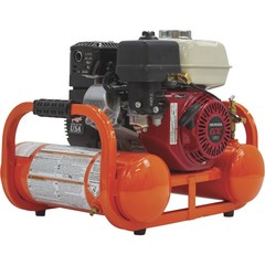 Industrial Air Contractor Gas-Powered Pontoon Air Compressor, 4.6 HP, Honda