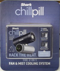 Shark Chillpill Portable Handheld Fan 2 in 1 Fan and Mist Cooling System FA025