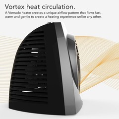Vornado VH200 1500-Watt Electric Portable Space Heater, Whole Room Vortex Heat