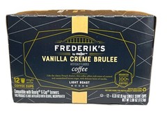 Frederik’s By Meijer Vanilla Creme Brulee Light Roast Coffee Keurig K Cups 12 ct