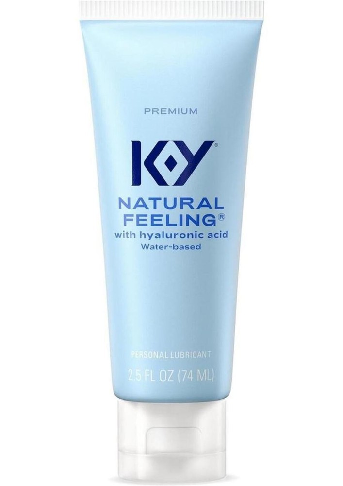K-Y Hydrate Natural Feeling Moisturizing Water Based Lubricant with Hyaluronic A