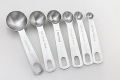Household Stainless Steel Measuring Spoon Six-piece Set Kitchen Cooking Tool