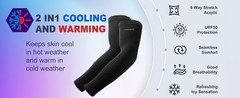 4 Pairs Arm Sleeves for Men Women | UPF 50 Cooling UV Sun Protection | Sports