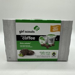 Girl Scouts Thin Mints ORIGINAL Keurig Single Coffee Cups BB 2021 Discontinued