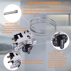 TRUE Upright Refrigeration Thermostat Temp control 800306 831932 800393 Air Kit