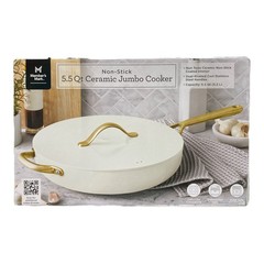 Member’s Mark 5.5-Quart Non-Stick Ceramic Jumbo Cooker, Cream