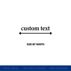 Custom Vinyl Lettering Decal – Personalized Sticker | Any Text or Name