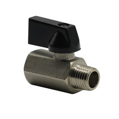 1-50PCS Air Compressor Mini Brass Ball Valve 1/8″ 1/4″ 3/8″ 1/2″NPT Male/Female