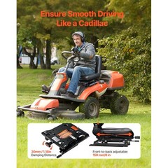 Seat Suspension Kit with Seat Slider Universal for Lawn Mower Tractor Forklift