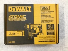 New Dewalt DCH172B 20 Volt Max Atomic Brushless 5/8” SDS Rotary Hammer (NIB)