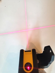 DeWalt DW0822 Self-Leveling Cross Line Plumb Spot Laser Level, with Storage Case