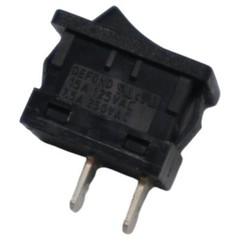 1 PCS DEFOND CRT-1115-0 Switch 2 Pins ON-OFF Maintained 2 Positions Black