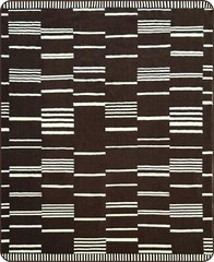 CLINT EASTWOOD ALPACA WOOL BLANKET – XL 102X83 in REVERSIBLE CREAM/BROWN WESTERN