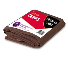 Heavy Duty Canvas Tarp – 100% Cotton Canvas – Water and Mildew Resistant