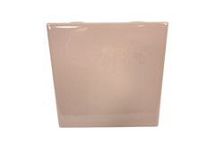 Pink Wild Rose Ceramic Tile 4.25 in Subway Square Color 243 Mid Century Modern