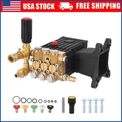 Pressure Washer Pump Power Washer Pump 1″ Shaft Horizontal 4400 PSI 4.4 GPM