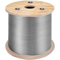 VEVOR T316 Stainless Steel Cable 1/8″ 7×7 Steel Wire Rope 500ft Cable Railing