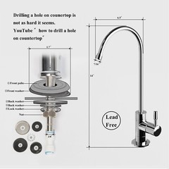 6 Stage Reverse Osmosis RO Drinking Water System with Alkaline pH+ Filter 75GPD